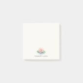 Watercolor Lotus Flower Simple Girly Feminine Post-it® Notes (Voorkant)