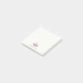 Watercolor Lotus Flower Simple Girly Feminine Post-it® Notes (Schuin)