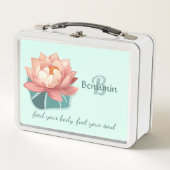 Watercolor Lotus Met Blad (Voorkant)