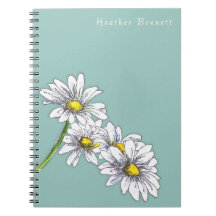 Watercolor Madeliefjes Bloem Boho Kerstcadeau