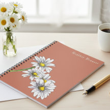 Watercolor Madeliefjes Bloem Boho Kerstcadeau