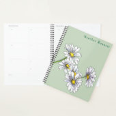 Watercolor Madeliefjes Bloem Boho Kerstcadeau Planner (Display)