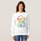 Watercolor Makelaar Modus Aan T-shirt Makelaarscad (Voorkant volledig)