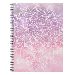Watercolor Mandala Holistische Genezing & Spiritue Notitieboek