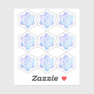 Watercolor Mandala Metafysisch Spiritueel Yoga Sticker