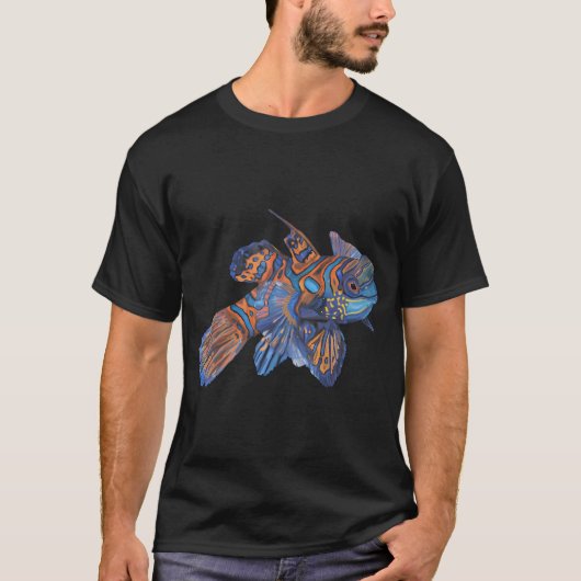 Watercolor Mandarijnpvis T-shirt (Voorkant)