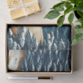 Watercolor mannetje eland bij beekje Tissuepapier (Geschenk)