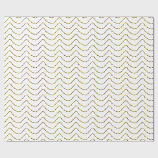 Watercolor Mardi Gras Beads Cadeaupapier (Vlak)