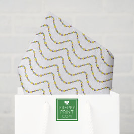 Watercolor Mardi Gras Beads Tissuepapier