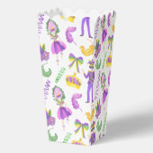 Watercolor Mardi Gras Party Bedankdoosjes (Voorkant)