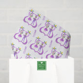 Watercolor Mardi Gras Party Tissuepapier