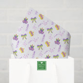 Watercolor Mardi Gras Party Tissuepapier