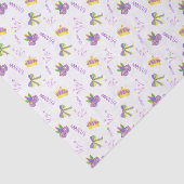 Watercolor Mardi Gras Party Tissuepapier (Detail)