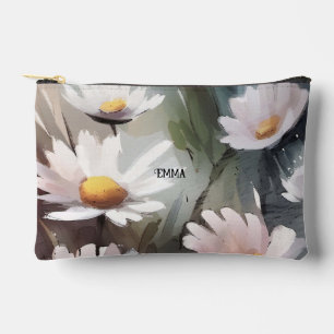 Watercolor Margrieten Aangepaste Naam Etui