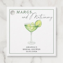 Watercolor Margs & Matrimony Bruidsuitnodiging Bedankjes Labels