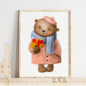 Watercolor Marley Flower Beer | Beer Muurprint Poster