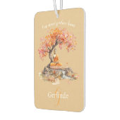 Watercolor Meditating Buddha Personalized Luchtverfrisser (Links)