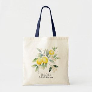 Watercolor Mediterraanse Citroen  Tote Bag