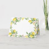 Watercolor Mediterrane will you be a bridesmaid? Bedankkaart (Achterkant)