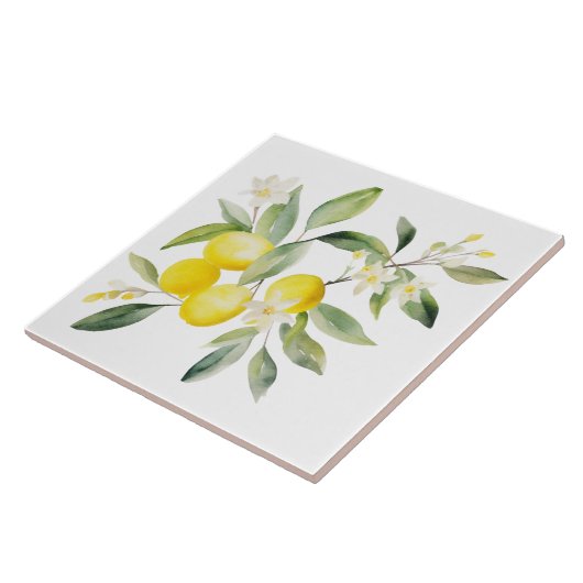 Watercolor Mediterranean Tegeltje (Zijkant)