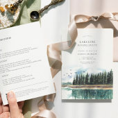 Watercolor Meertje Bachelorette Weekend Itinerary Kaart