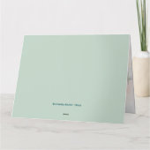 Watercolor Mermaid by Lighthouse Shore Kaart (Achterkant)