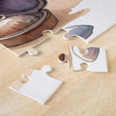 Watercolor Mermaid by Lighthouse Shore Legpuzzel (Zijkant)