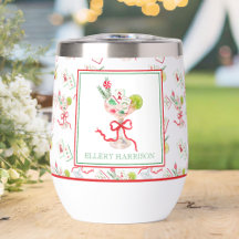 Watercolor Merry Mahjong Christmas Cocktail Party