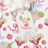 Watercolor Merry Mahjong Christmas Cocktail Party Cadeaulabel