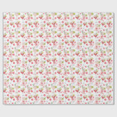 Watercolor Merry Mahjong Christmas Cocktail Party Cadeaupapier (Vlak)