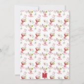 Watercolor Merry Mahjong Christmas Cocktail Party Kaart (Achterkant)