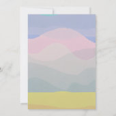 Watercolor Micro Bruiloft Kaart (Achterkant)