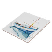 Watercolor Middellandse Zee Tegeltje (Zijkant)