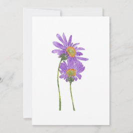 Watercolor Minimalist Botanical Art Kaart