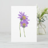 Watercolor Minimalist Botanical Art Kaart (Staand voorkant)