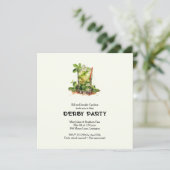 Watercolor Mint Julep Derby Kaart (Staand voorkant)