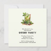 Watercolor Mint Julep Derby Kaart (Voorkant)