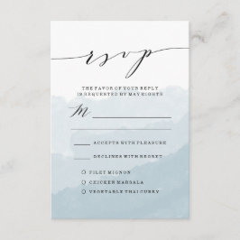 Watercolor Mist | Trouw RSVP Kaart