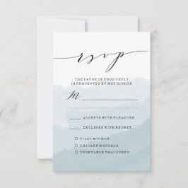 Watercolor Mist | Trouw RSVP Kaart