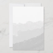 Watercolor Mist | Uitnodiging proefhuwelijkdiner (Achterkant)