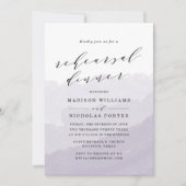 Watercolor Mist | Uitnodiging proefhuwelijksdiner (Voorkant)