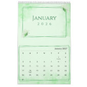 Watercolor Moderne Vlinder Esthetiek Kalender (Jan 2027)