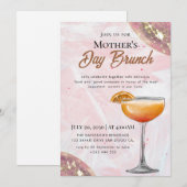 Watercolor Moederdag Brunch Uitnodigingen (Voorkant / Achterkant)
