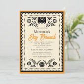 Watercolor Moederdag Brunch Uitnodigingen (Staand voorkant)
