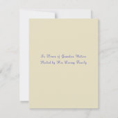 Watercolor Moederdag of trouw brunch Kaart (Achterkant)