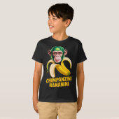 Watercolor Monkey Meme Italian Brainrot Chimpanzin T-shirt (Voorkant volledig)