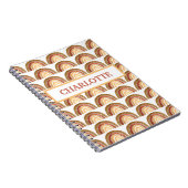 Watercolor Mooie Boho Pastel Meisje Regenboog Notitieboek (Rechterzijde)