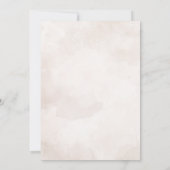 Watercolor Mooie Draak Baby Shower Feest Kaart (Achterkant)