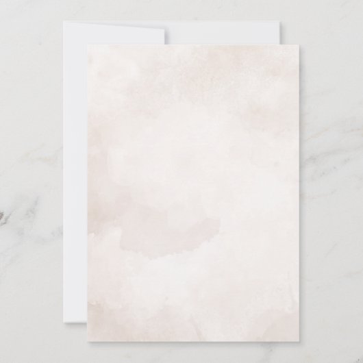 Watercolor Mooie Draak Baby Shower Feest Kaart (Achterkant)