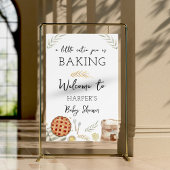 Watercolor Moppie Bakken Welkom Bord Poster